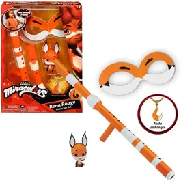 Bandai Set de transformation Rena Rouge - Miraculous - Figurine Kwami incluse - Jeu enfant 4 ans et plus