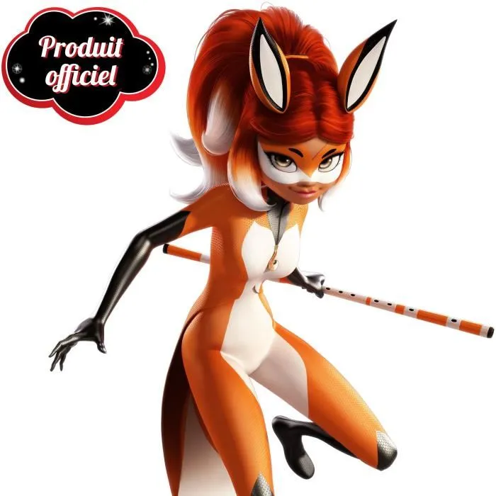 Bandai Set de transformation Rena Rouge - Miraculous - Figurine Kwami incluse - Jeu enfant 4 ans et plus