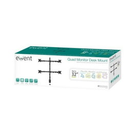 Ewent EW1514 Support de bureau quadruple pour 4 moniteurs jusqu'à 32 pouces