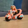 Spin Master - Véhicule et Figurine Pat' Patrouille - Liberty avec Moto - Jouet à Roues Libres 15 cm - Plastique Recyclé - À Partir de 3 Ans