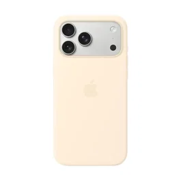 Apple Coque en silicone avec MagSafe pour iPhone 17 Pro Max - Vanille