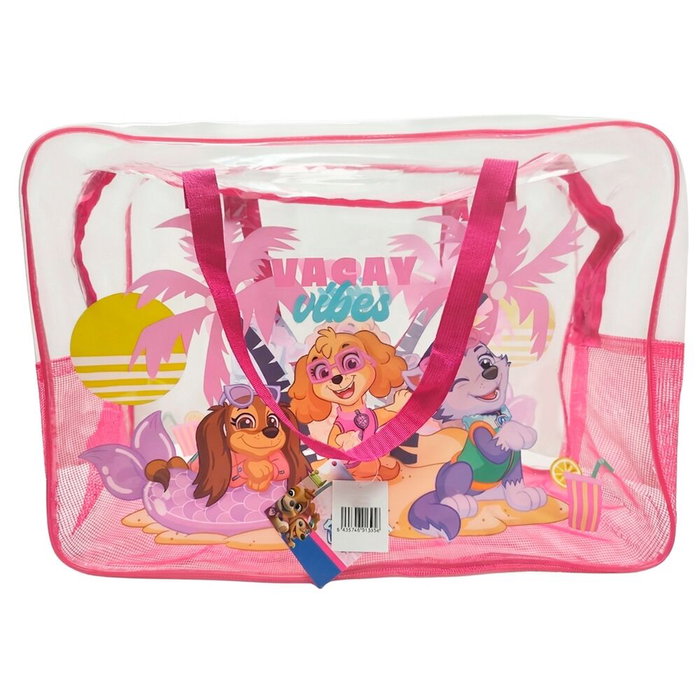 Spin Master - Sac de plage transparent Paw Patrol pour chien en PVC - 50 x 40 cm Spin Master - Sac de plage transparent Paw Patrol pour chien en PVC - 50 x 40 cm