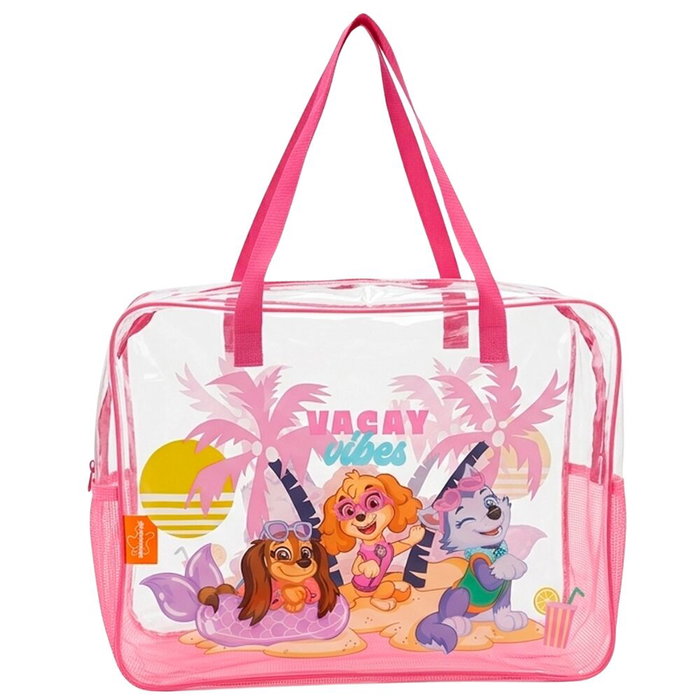 Spin Master - Sac de plage transparent Paw Patrol pour chien en PVC - 50 x 40 cm Spin Master - Sac de plage transparent Paw Patrol pour chien en PVC - 50 x 40 cm