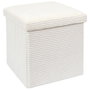 Home Deco Factory Caisse-pouf pliable Scott beige