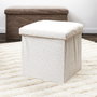 Home Deco Factory Caisse-pouf pliable Scott beige
