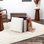 Home Deco Factory Caisse-pouf pliable Scott beige