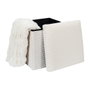 Home Deco Factory Caisse-pouf pliable Scott beige