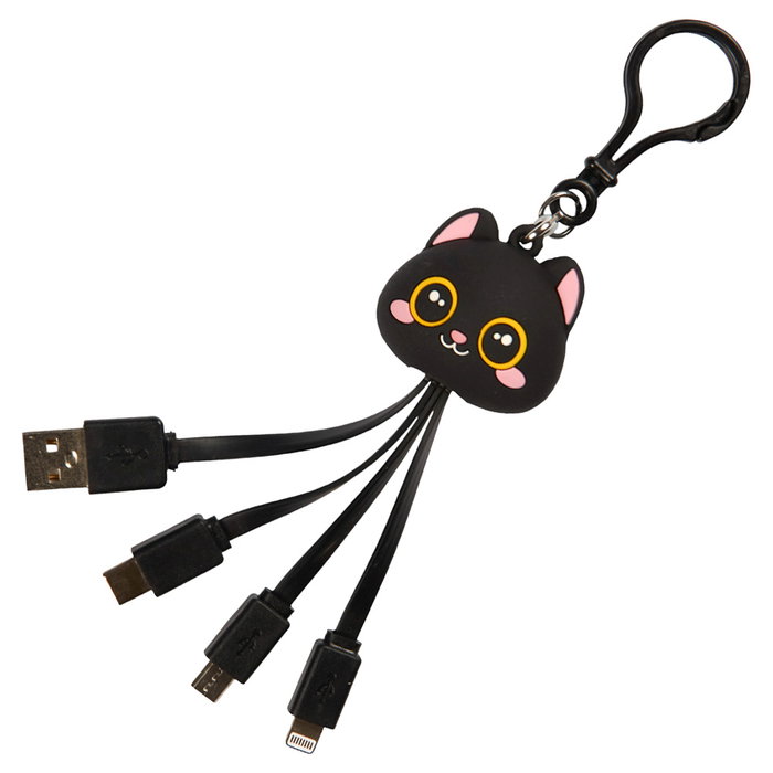 The Concept Factory Adaptateur 4 en 1 Kawaii Porte-clés Assorti