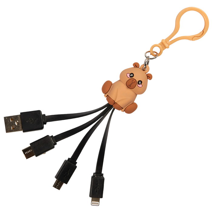 The Concept Factory Adaptateur 4 en 1 Kawaii Porte-clés Assorti