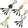 The Concept Factory Adaptateur 4 en 1 Kawaii Porte-clés Assorti