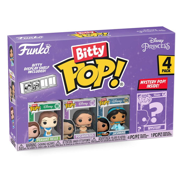 Funko Disney Princesses Bitty POP! Pack de 4 figurines Belle Funko Disney Princesses Bitty POP! Pack de 4 figurines Belle