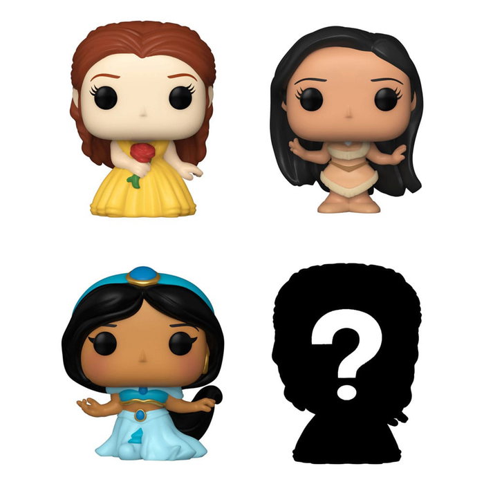 Funko Disney Princesses Bitty POP! Pack de 4 figurines Belle Funko Disney Princesses Bitty POP! Pack de 4 figurines Belle