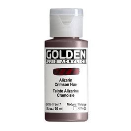Golden Fluid Couleurs Acryliques Carmin d'Alizarine 30 ml