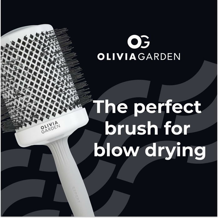 Olivia Garden Brosse Expert Blowout Shine #80 mm - Tourmaline, Céramique, Ionique, Femme, 1 u