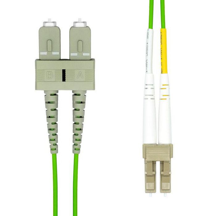 ProXtend Câble Fibre Optique Multimode OM5 Duplex LC-SC UPC 10 mètres, pour Réseaux Haut Débit et Longue Distance ProXtend Câble Fibre Optique Multimode OM5 Duplex LC-SC UPC 10 mètres, pour Réseaux Haut Débit et Longue Distance