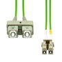 ProXtend Câble Fibre Optique Multimode OM5 Duplex LC-SC UPC 10 mètres, pour Réseaux Haut Débit et Longue Distance