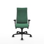 Piqueras Y Crespo Fauteuil Albacete Vert Émeraude avec Mécanisme Synchrone