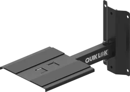 QUIKLOK Support mural pour haut-parleur noir en acier