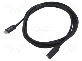 LOGILINK Câble USB 2.0 High Speed USB C vers USB C, 2m, noir
