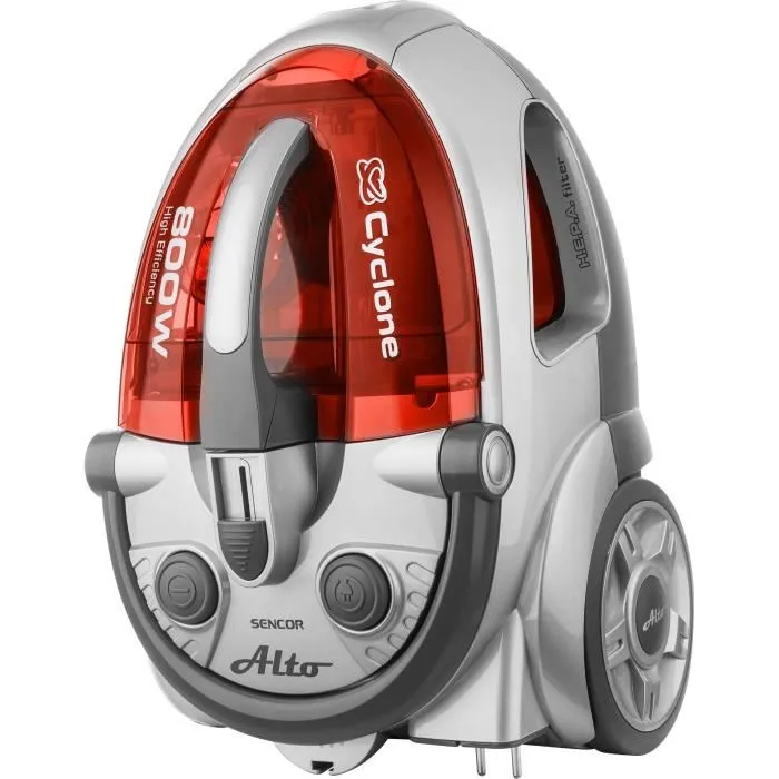 Sencor SVC 730RD-EUE2 Aspirateur sans sac Argent / Rouge