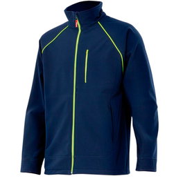 Velilla Veste Soft Shell Bicolore Marine et Jaune Taille XXL