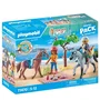 Playmobil 71470 - Set de jeu Horses of Waterfall - Amélia et Ben avec 2 personnages et 2 chevaux - Dès 4 ans