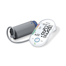 Beurer BM-55 Tensio-application personnalisée numérique de bras avec connectivité Health Manager, fonction HSD, affichage blanc, cliniquement validé ESH