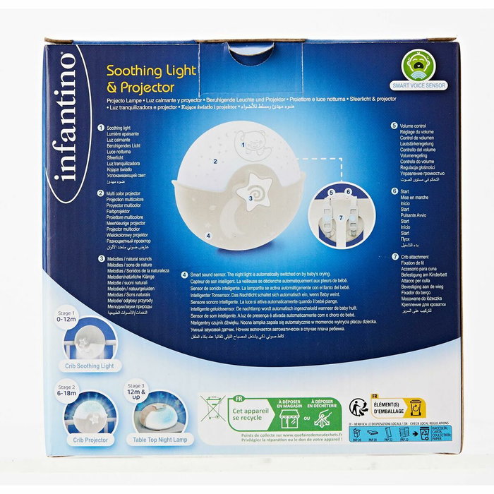 Infantino Projecto lampe - Gris