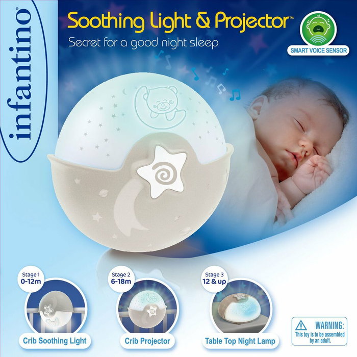 Infantino Projecto lampe - Gris