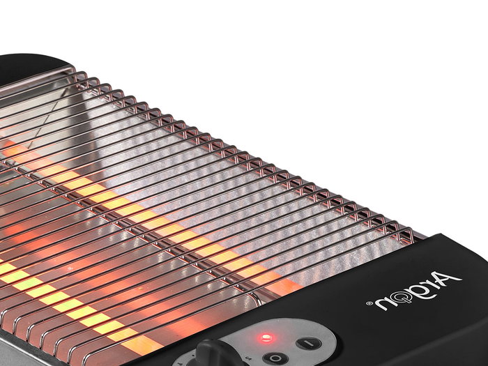 ARGON Grille-pain plat noir 600W