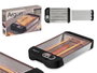 ARGON Grille-pain plat noir 600W
