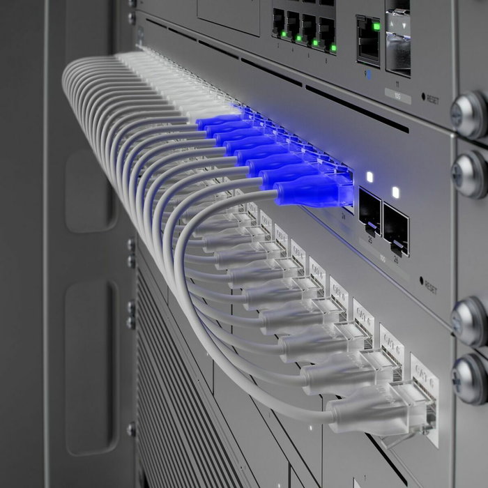 Ubiquiti Switch Ethernet Couche 3 24 Ports, 8 x 2.5 GbE RJ45 + 16 x 1 GbE RJ45 + 2 x 10G SFP+, Alimentation 50W, acier SGCC