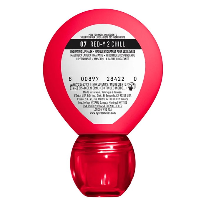 Nyx Professional Make Up Masque hydratant pour les lèvres SMUSHY SOS Rouge Y 12ml