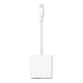 Apple Adaptateur Lightning vers USB-A pour iPhone iPad iPod Transfert de Données USB 3.0 Charge