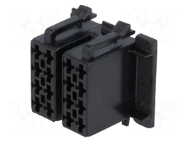 4CARMEDIA Boîtier de connecteur fiche mâle ISO 16 broches