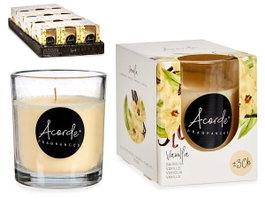 ACORDE Vela Vaso Vainilla