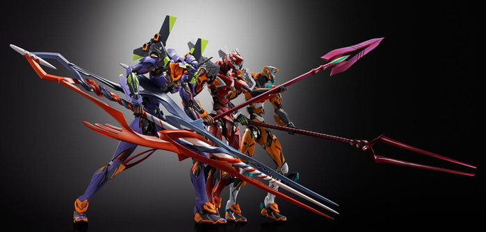 Bandai Tamashii Nations Neon Genesis Evangelion Diecast Metal Build Eva Production Model-02 30th avec la Lance de Cassius Bandai Tamashii Nations Neon Genesis Evangelion Diecast Metal Build Eva Production Model-02 30th avec la Lance de Cassius