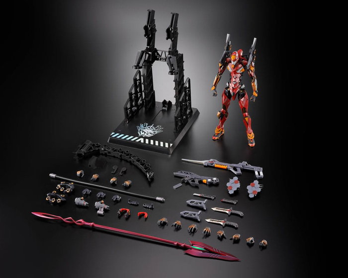 Bandai Tamashii Nations Neon Genesis Evangelion Diecast Metal Build Eva Production Model-02 30th avec la Lance de Cassius Bandai Tamashii Nations Neon Genesis Evangelion Diecast Metal Build Eva Production Model-02 30th avec la Lance de Cassius