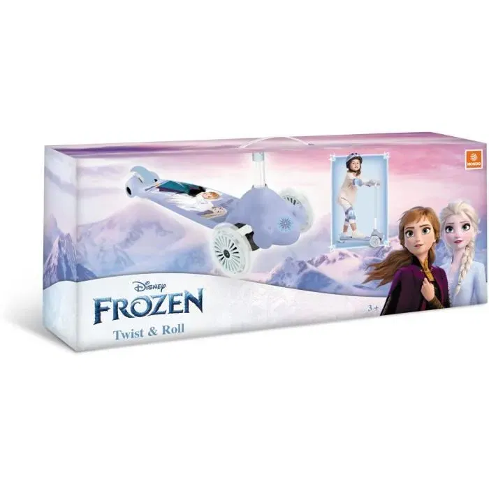 Mondo Trottinette 3 Roues Inversées Disney La Reine des Neiges - Pour Enfants à partir de 3 ans (Support 50 kg, Roues PVC) Mondo Trottinette 3 Roues Inversées Disney La Reine des Neiges - Pour Enfants à partir de 3 ans (Support 50 kg, Roues PVC)