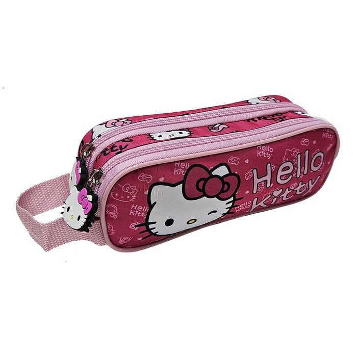 MANENTI Porte-tout Double My Style Hello Kitty - 21x8x6 cm