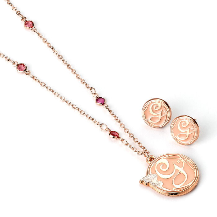 THE CARAT SHOP Set Colgante + pendientes Glinda Wicked en or rose THE CARAT SHOP Set Colgante + pendientes Glinda Wicked en or rose
