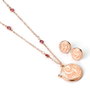 THE CARAT SHOP Set Colgante + pendientes Glinda Wicked en or rose