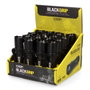 Edm Lampe torche LED tactique 150 lm avec zoom, aluminium, 3 piles AAA incluses, noir