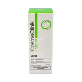 Cosmeclinik Topyline Topyline Scrub Gommage Exfoliant Visage 50 ml Peau Grasse Acnéique