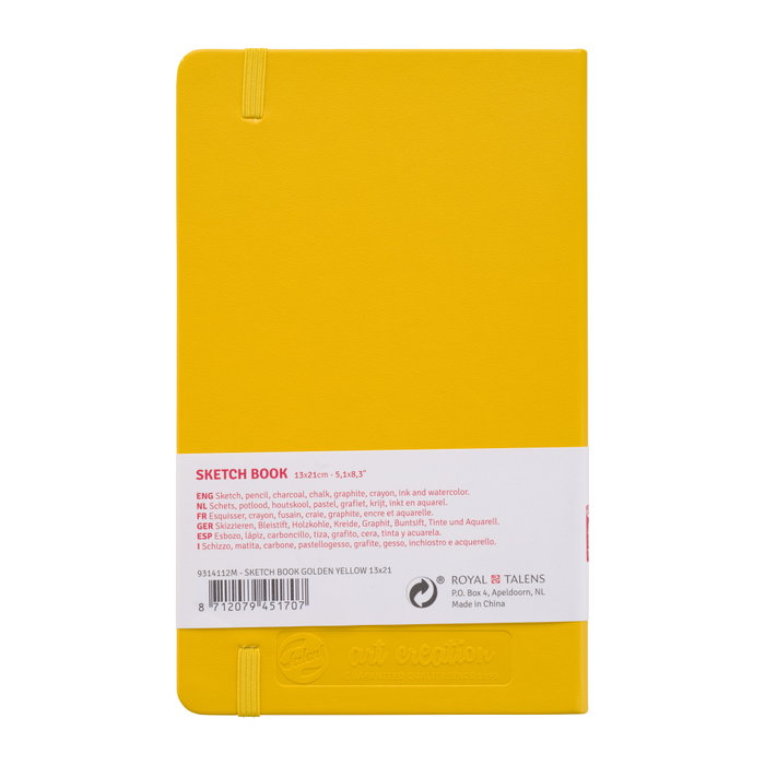 Talens Art Creation Carnet de croquis Jaune doré 13 x 21 cm 140 g