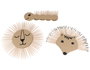 Innspiro Maxi Pack de 2500 bâtonnets plats en bois naturel 65mm