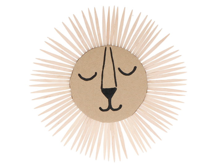 Innspiro Maxi Pack de 2500 bâtonnets plats en bois naturel 65mm