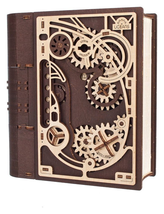 Ugears Livre des secrets - Maquette mécanique en bois 3D