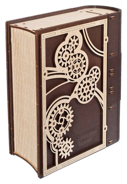 Ugears Livre des secrets - Maquette mécanique en bois 3D