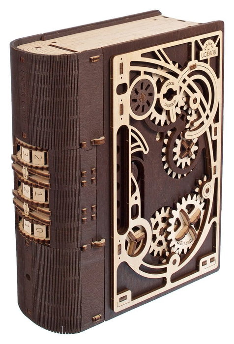 Ugears Livre des secrets - Maquette mécanique en bois 3D